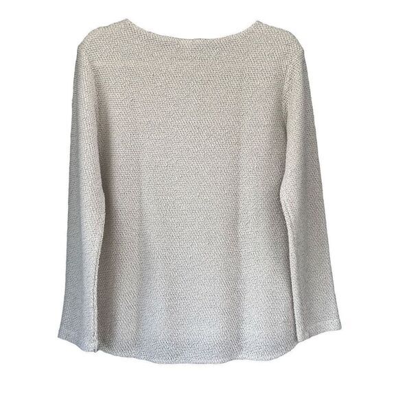 H&M Oatmeal Oversized Textured‎ Cotton Sweater Size Small - Picture 2 of 4